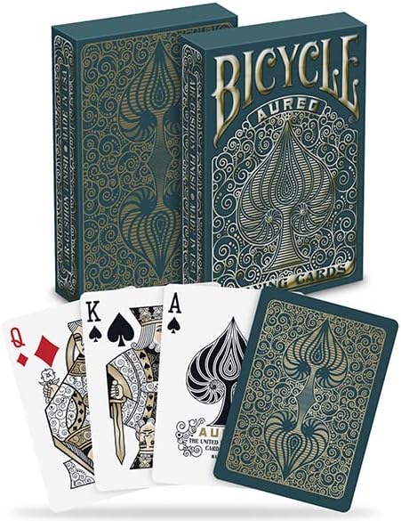 Bicycle Aureo Playing Cards - 1 x Showstopper Card Deck, Durable & Easy to Shuffle, Great Gift
