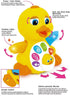 Musical Flapping Yellow Duck - Interactive Educational Learning Walking Light Up Dancing Toy for 1 Year Old