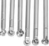 RC Tie Rod: 8PCS Metal Full Car Tie Rod for MN86 Series Model Upgrade, RC Car Parts, Silver