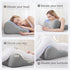 YOVSGSOK Ergonomic Natural Latex Pillow for Adults & Pregnancy | Multi-Position Support Cushion for Sleeping, Lounging