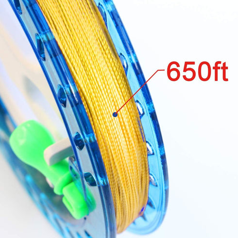 HENGDA KITE Professional Outdoor Kite Line Winder Grip Wheel with Flying Line String, Kite Tools with Lock, Kite String
