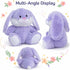 10 inch HollyHOME Easter Bunny Stuffed Animal Stuffed Bunny Plush Soft and Cuddly Stuffed Rabbit Easter Gift for Kids