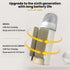 Xoeryoy Bottle Warmer for Travel, Fast Heating & Precise Temperature Control Baby Bottle Warmer with LCD Display