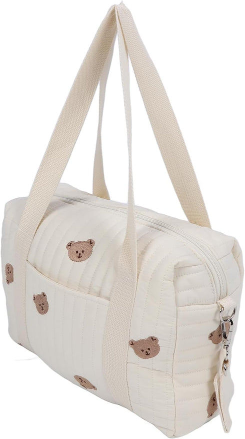 Focket Baby Stroller Organizer, Universal Large Space Baby Diaper Bag with Zipper,