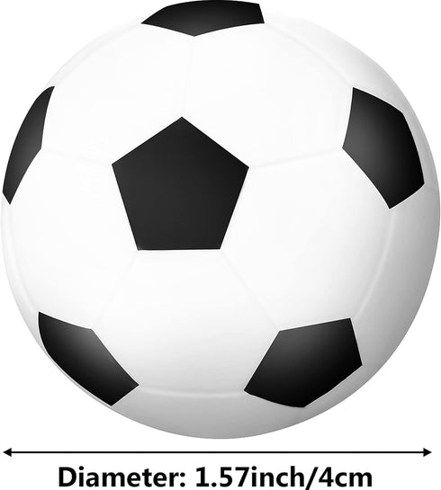15 Pack Mini Soccer Stress Balls - 1.57" Small Foam Sports Balls for Party Favors and Stress Relief