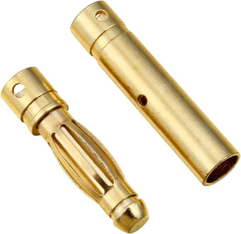 10 Pairs Hobbypark Female Male 4mm Gold Bullet Connector Plug for RC Battery ESC Motor Wire
