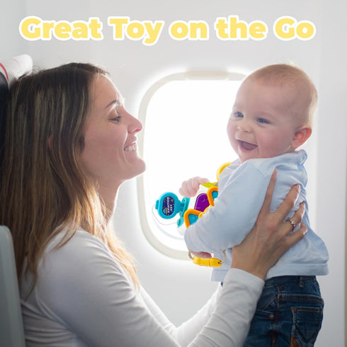 Busy Cube for Toddlers 2-3 - Montessori Sensory Activities Busy Board for Educational Learning and Travel