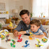WODMAZ 12PCS Set PreFilled Easter Eggs with Pirate Ship Building Blocks, Surprise Eggs Filled Pirate Ship Toys
