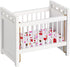 NUOBESTY Miniature Dollhouse Furniture Mini Crib Doll Cradle Decoration for Miniature Dollhouse Party Kit