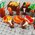 280pcs Food Building Blocks Kitchen Accessories Set, DIY Building Bricks Kit Compatible with All Major Brands