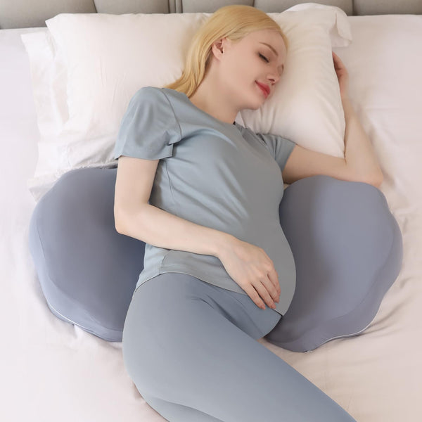 Chilling Home Memory Foam Pregnancy Pillow for Sleeping, Cooling Maternity Pillow for