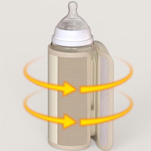 Portable USB Baby Bottle Warmer with Temperature Display for Travel