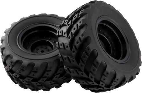 RC Tires Wheels Spare Parts 90115 for 1:12 Bruhless Brushed 903 HM121 YC300 RC Car Trucks (2 PCS)