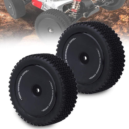 2PCS RC Car Tire, RC Front Tyre Off-Road Wheels Compatible for Wltoys 144001 1/14 RC Car (144001-1269) Wltoys 144001