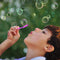 B bangcool Bubble Wands Set - Funny Bubbles Maker with Tray, Big Bubbles for Outdoor Playtime & Birthday Parties