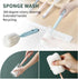Bottle Soft Brush - 2Pcs Sponge Bottle Brush, Soft and Easy to Clean, Baby Bottle Sponge Brush for Stain Residue