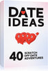 Lapogy Romantic Card Games for Date Night - 40 pcs Date Ideas Scratch