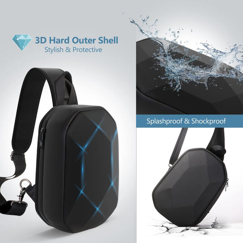 JSVER Carrying Case For DJI Mini - Waterproof Shockproof Backpack Case Compatible with DJI Mini/DJI Air/DJI Mavic 1