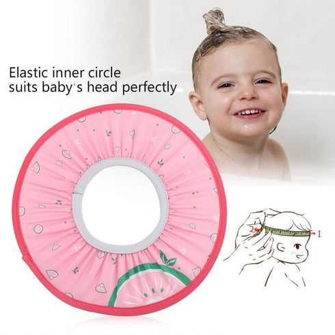 Kid Wash Hair Baby BathSafe Shampoo ShowerBathing Tub Head Hair Rinser Protection Toddler And Kids Prevent Water Entering Eyes And Ears (Pink)