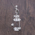 Veemoon Perpetual Motion Desktop Ornament, Small Physics Decor, Mini Iron Art for Home Office Decoration
