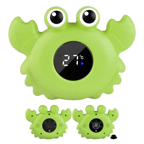 Generic Water Temperature Gauge for Bath, Crab Shape Bath Room Temperature Gauge, Kid Bathroom Safety Floating Toys