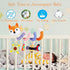 Car Seat Toys, Baby Plush Spiral Hanging Toys for Stroller, Crib Bar, Bassinet, Car Seat Mobile with Music Box, BB