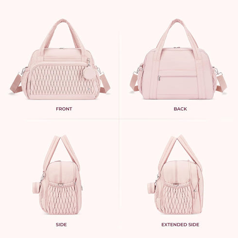 Spacious Telena Tote Diaper Bag for Women - Ideal for Hospital and Travel with Pacifier Case