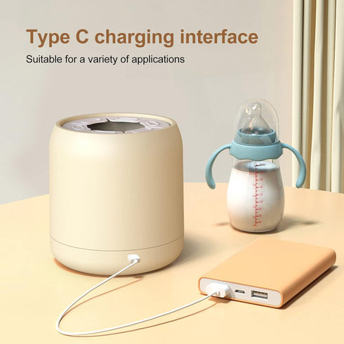 Electric Automatic Infant Bottle Mixer, USB Charging Baby Milk Bottle Shaker for Travel