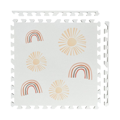 Simple Kid Co. 4x6 Play Mat for Baby, Toddler and Infants, Six Interlocking Tiles Made with Soft Non-Toxic EVA Foam