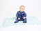 Alphabetz Premium Soft Baby Boy Blanket, Blue Elephants, 2 Ply Extreme Softness and Comfort