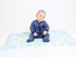 Alphabetz Premium Soft Baby Boy Blanket, Blue Elephants, 2 Ply Extreme Softness and Comfort