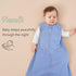 0-6 100% 3 Pack 0.5 Baby Sleep Sack Months, Cotton Sleeping Sack for Newborn and Infant, Baby Wearable Blanket, Tog