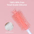 GUARDIX Set, 3 1 Silicone Bottle Cleaning Brush,Baby Travel Essential Bottle Brush in Silicone Brush, Nipple Brush