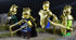 Elf Metallic Gold and Rose Gold Lances, Bows, Sword, Helm and Armour for Major Brand Building Block Minifigures (72 PCS)
