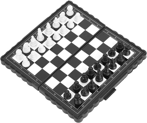 Portable Chessboard Adult Chess Game, Foldable Chess Board Game for Family Activities and Go Party