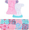 Happy Flute HappyFlute 4 Sets Newborn Baby Cloth Pocket Diapers One Size Adjustable Reusable