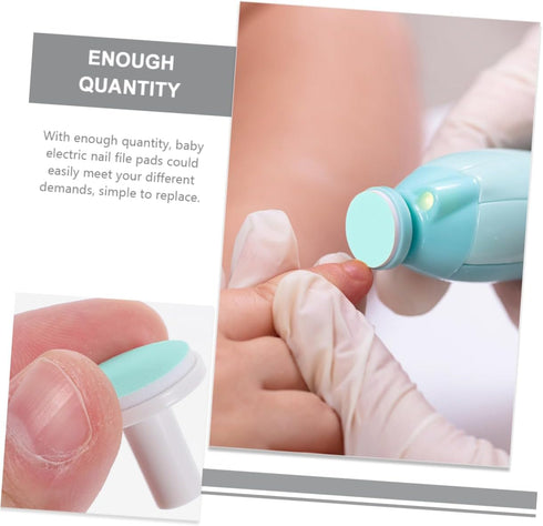 Trimmer Trimmer pcs Nail Replacement Pads Baby Nail Grinding Heads Electric Nail Pads for Toddler Nail Accessories
