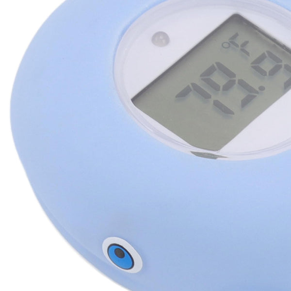 Hosioe Floating Toy Temperature Thermometer Whale Shape Baby Bath Tub Accurate Measurement Silent Alarm