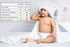 ELSVIN Set 2 30 30 Inch 400 of Hooded Baby Towels White and Grey Luxurious, Large and Super Absorbent x Soft