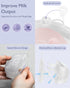 K3 Flange,1800mAh 3 9 15-24mm Breast Pump Hands Free Updated,Wearable Breastfeeding Pump with Soft Double-Seal Long