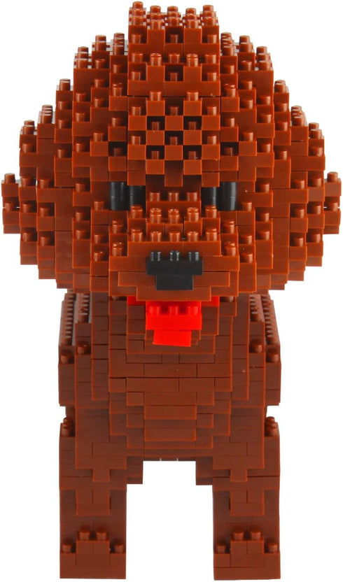 Larcele Micro Dog Building Blocks Set, Mini Pet Building Toy Bricks, 950 Pieces KLJM-02 (Poodle)