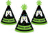 Big Dot of Happiness Mini Cone Pixel Video Game Party Hats - Set of 8 Small Birthday Hats