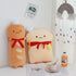ARELUX 17.7in Funny Toast Bread Pillow, Cute Plush Hugging Pillow, Soft Food Sofa Cushion for Kids
