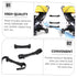 2pcs Stroller Accessory Universal Connectors, Two Double Twin Outdoor Baby Strollers for Professional Use