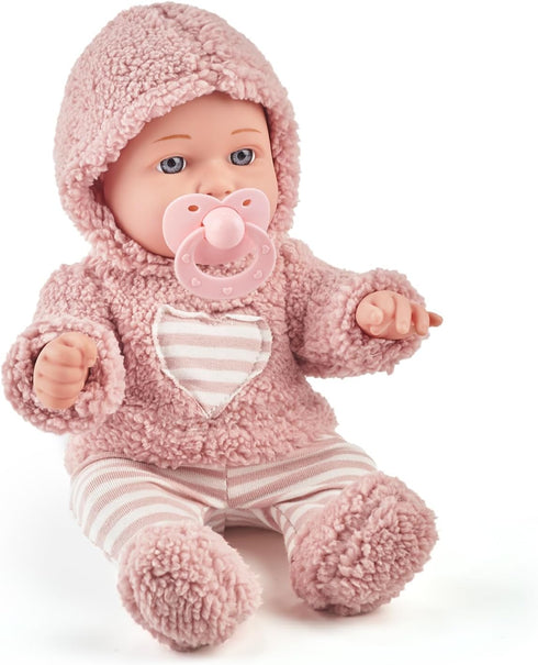 eDollable 12 inch playset 3+ My First Baby Doll Toy with Accessories and Clothes in Gift Box, Ideal Gift for Years Old