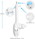 OkeMeeo 720P Crib Mount for VAVA Baby Monitor and for Hipp Baby Monitor