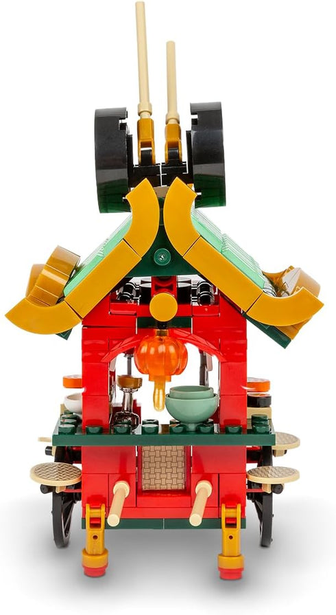 Brick Loot Exclusive Sushi Cart Bar - Custom Designed Model Compatible with Major Block Brands for Creative Building Set