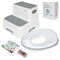 Rivermist Kids Complete 5-in-1 Potty Training Kit with Comfortable Toilet Seat, Non-Slip Step Stool,