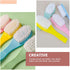 Set 10 Pack 5.31 Inch Baby Hair Comb and Brush Lightweight Infant Hair Care Tools Soft Synthetic Bristles for Gentle
