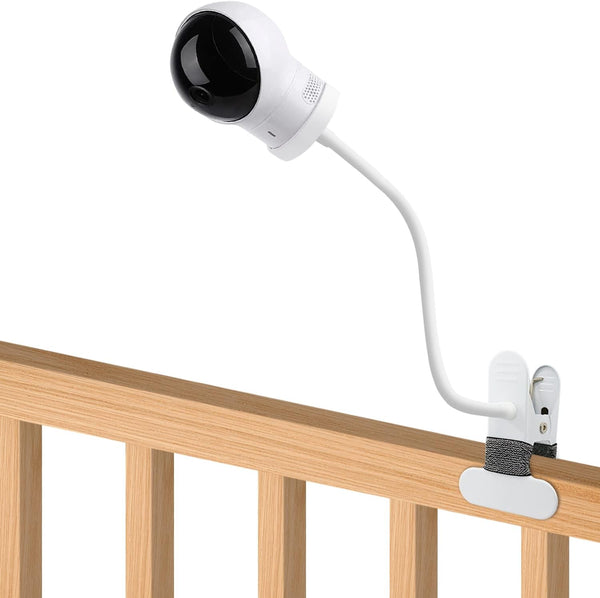 Flexible Clip Clamp Mount for Eufy Spaceview Baby Monitor, 15.7 inches Long Gooseneck Arm Holder